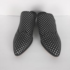 Rebecca Minkoff Karynah Glitter Mid Heel Mules